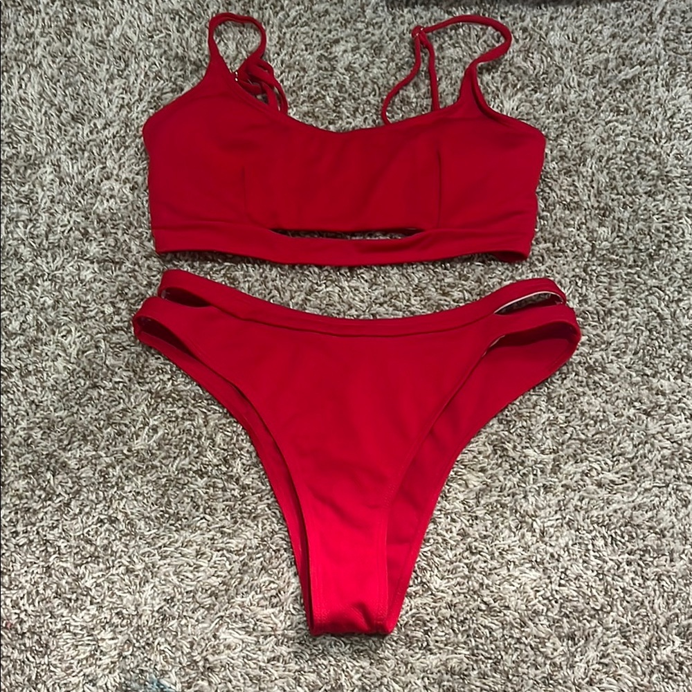 Red Bikini Set